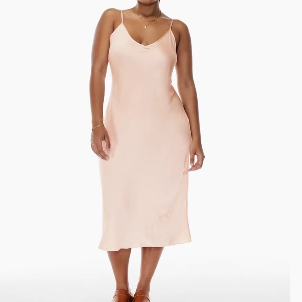 ARITZIA PINK MIDI SLIP NEW WITH TAGS!!